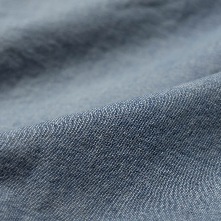 MADNESS VTG CHAMBRAY BD SHIRT (MADE IN JAPAN)-INDIGO