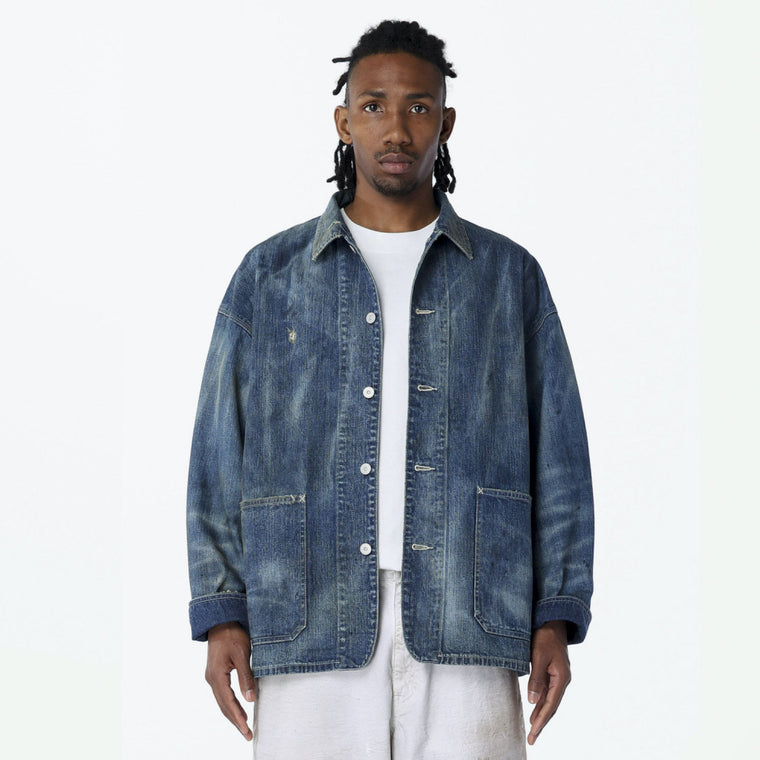 MADNESS VTG MINERS CHORE JACKET(MADE IN JAPAN)-INDIGO