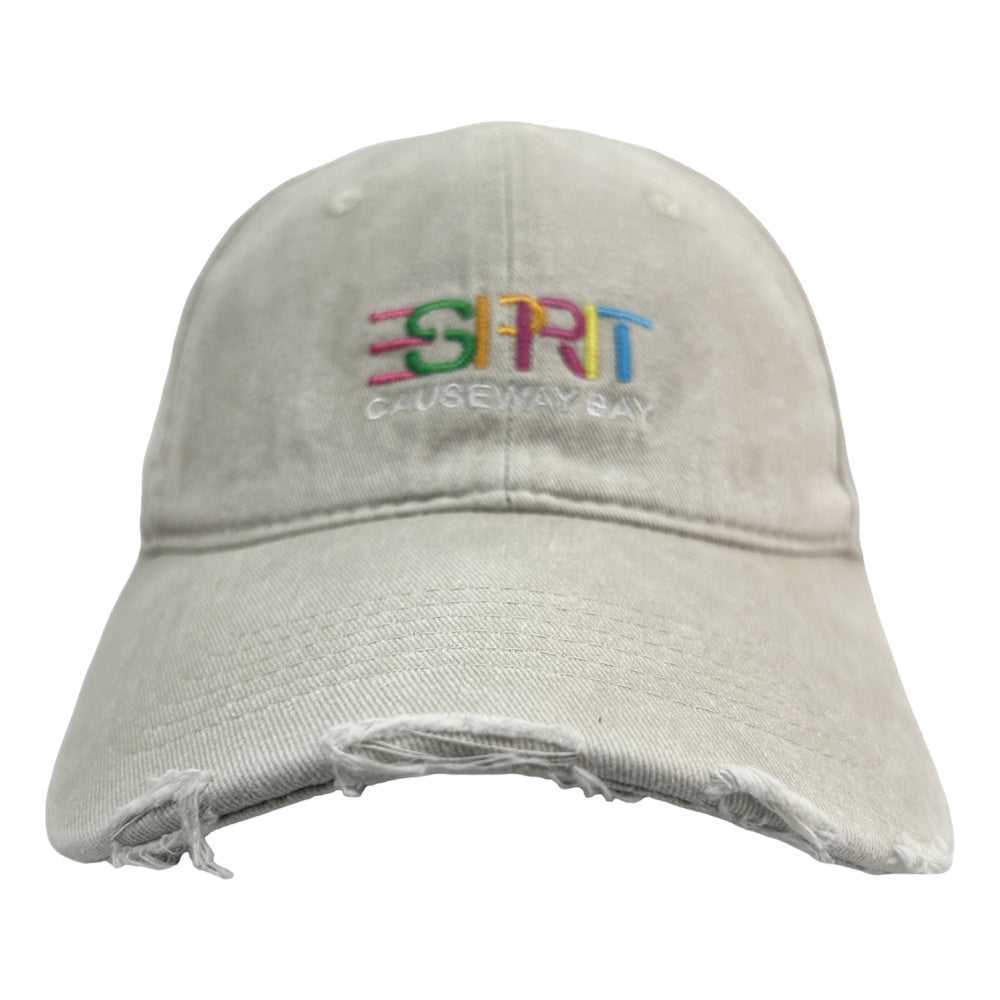 ESPRIT VINTAGE WASHED COTTON CAP-ECRU