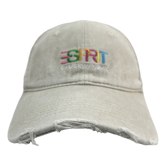 ESPRIT VINTAGE WASHED COTTON CAP-ECRU