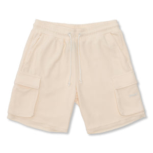 TEAMJOINED JOINED® WAFFLE POCKET SHORTS-CREAMIE