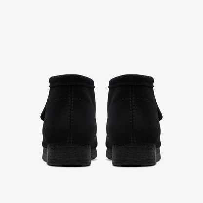 CLARKS ORIGINAL WALLABEE BOOT-BLACK SUEDE