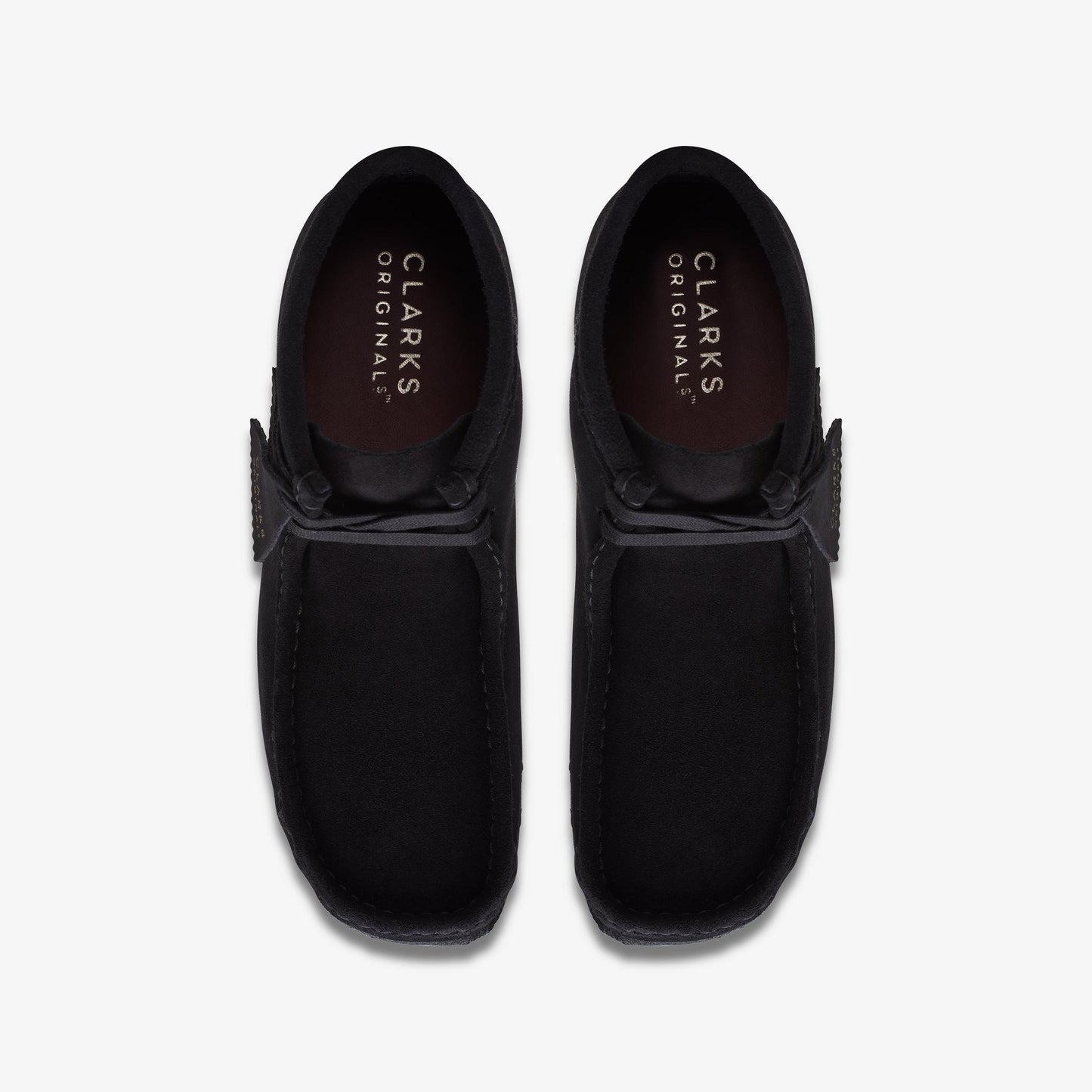 CLARKS ORIGINAL WALLABEE BOOT-BLACK SUEDE
