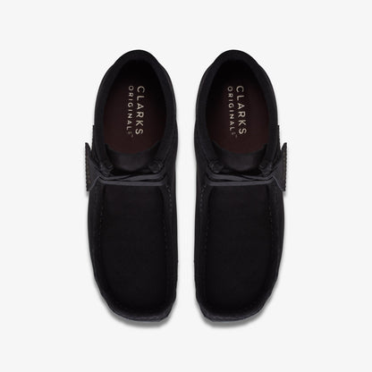 CLARKS ORIGINAL WALLABEE BOOT-BLACK SUEDE