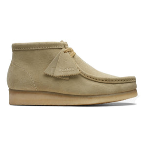 CLARKS ORIGINAL WOMEN'S WALLABEE BOOT-MAPLE SUEDE