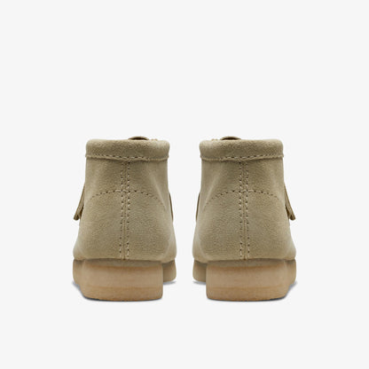 CLARKS ORIGINAL WOMEN'S WALLABEE BOOT-MAPLE SUEDE