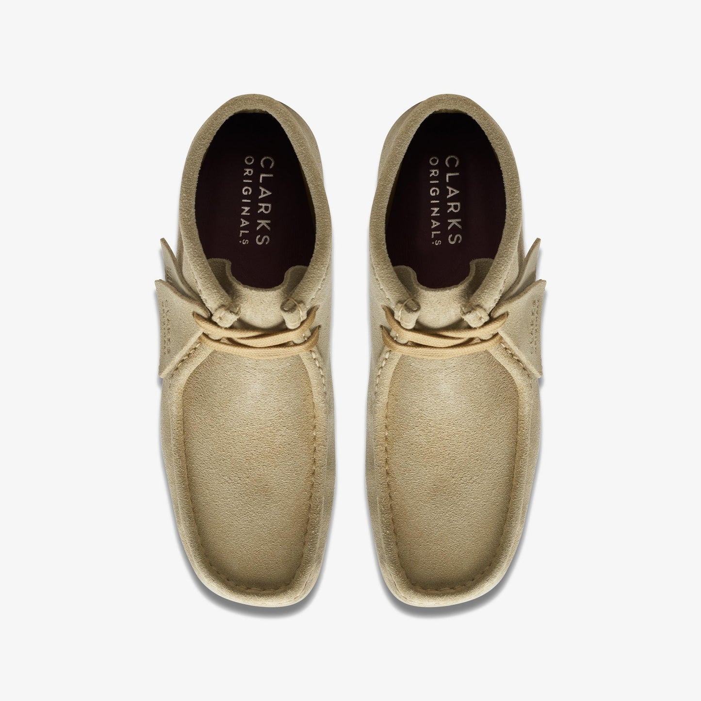CLARKS ORIGINAL WOMEN'S WALLABEE BOOT-MAPLE SUEDE