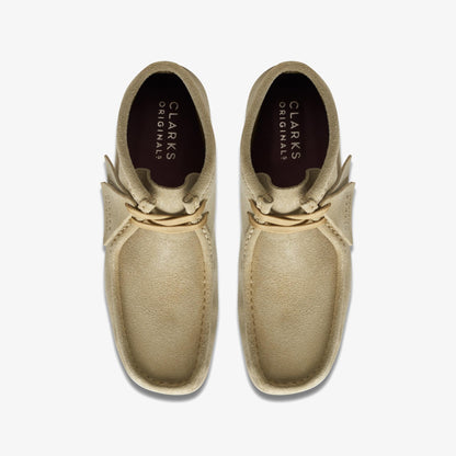 CLARKS ORIGINAL WOMEN'S WALLABEE BOOT-MAPLE SUEDE