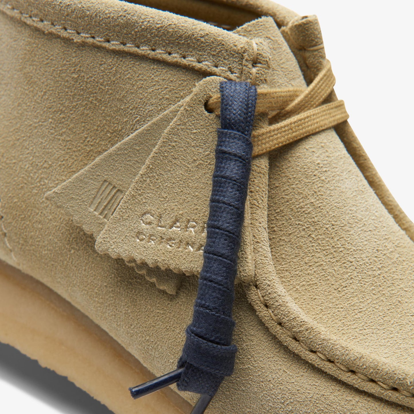 CLARKS ORIGINAL WOMEN'S WALLABEE BOOT-MAPLE SUEDE