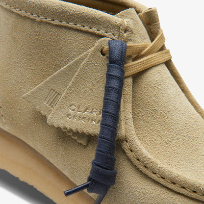 CLARKS ORIGINAL WOMEN'S WALLABEE BOOT-MAPLE SUEDE