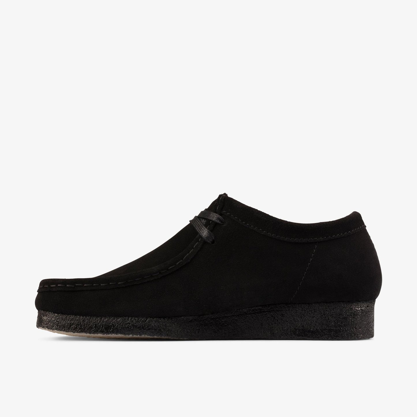 CLARKS ORIGINAL WOMEN'S WALLABEE-BLACK SUEDE