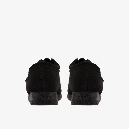 CLARKS ORIGINAL WOMEN'S WALLABEE-BLACK SUEDE