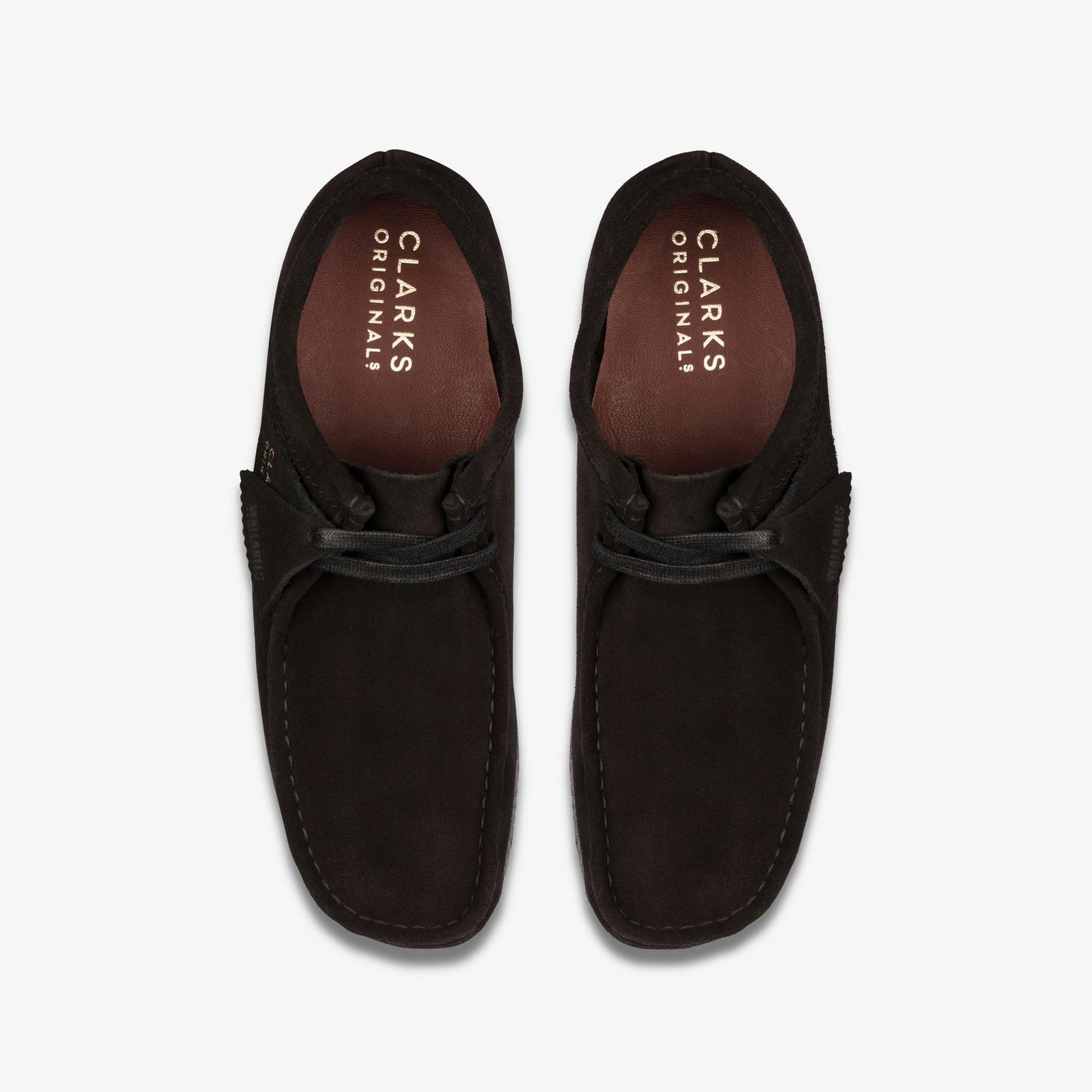 CLARKS ORIGINAL WOMEN'S WALLABEE-BLACK SUEDE