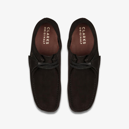 CLARKS ORIGINAL WOMEN'S WALLABEE-BLACK SUEDE
