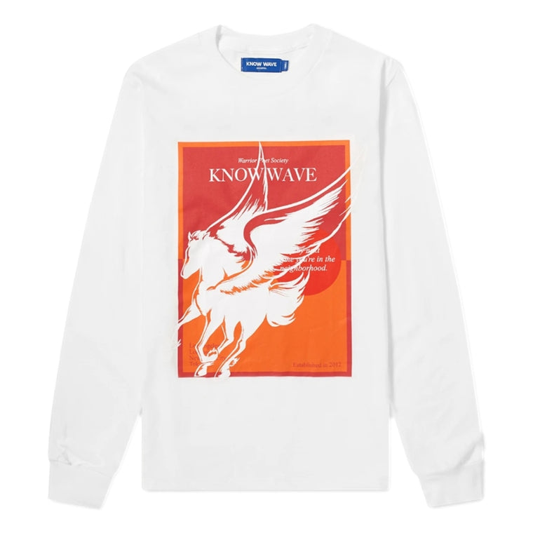 KNOW WAVE WARRIOR POET SOCIETY L/S-WHITE
