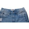 NEUTRAL SOCIETY WASH DENIM WIDE SHORTS-BLUE DENIM