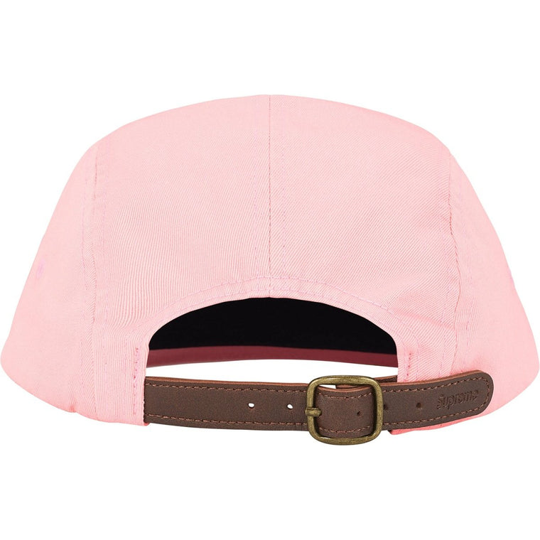 SUPREME WASHED CHINO TWILL CAMP CAP-PINK