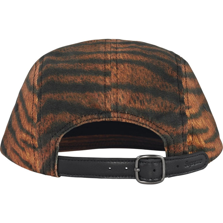 SUPREME WASHED CHINO TWILL CAMP CAP-TIGER