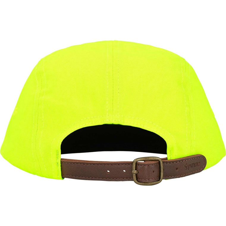 SUPREME WASHED CHINO TWILL CAMP CAP-NEON YELLOW