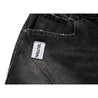 NEUTRAL SOCIETY WASHED DENIM WIDE SHORTS-BLACK DENIM