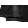 NEUTRAL SOCIETY WASHED DENIM WIDE SHORTS-BLACK DENIM
