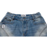 NEUTRAL SOCIETY WASHED DENIM WIDE SHORTS-BLUE DENIM