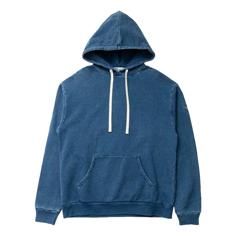 SCENE BY ICE FIRE WASHED HOODIE-BLUE