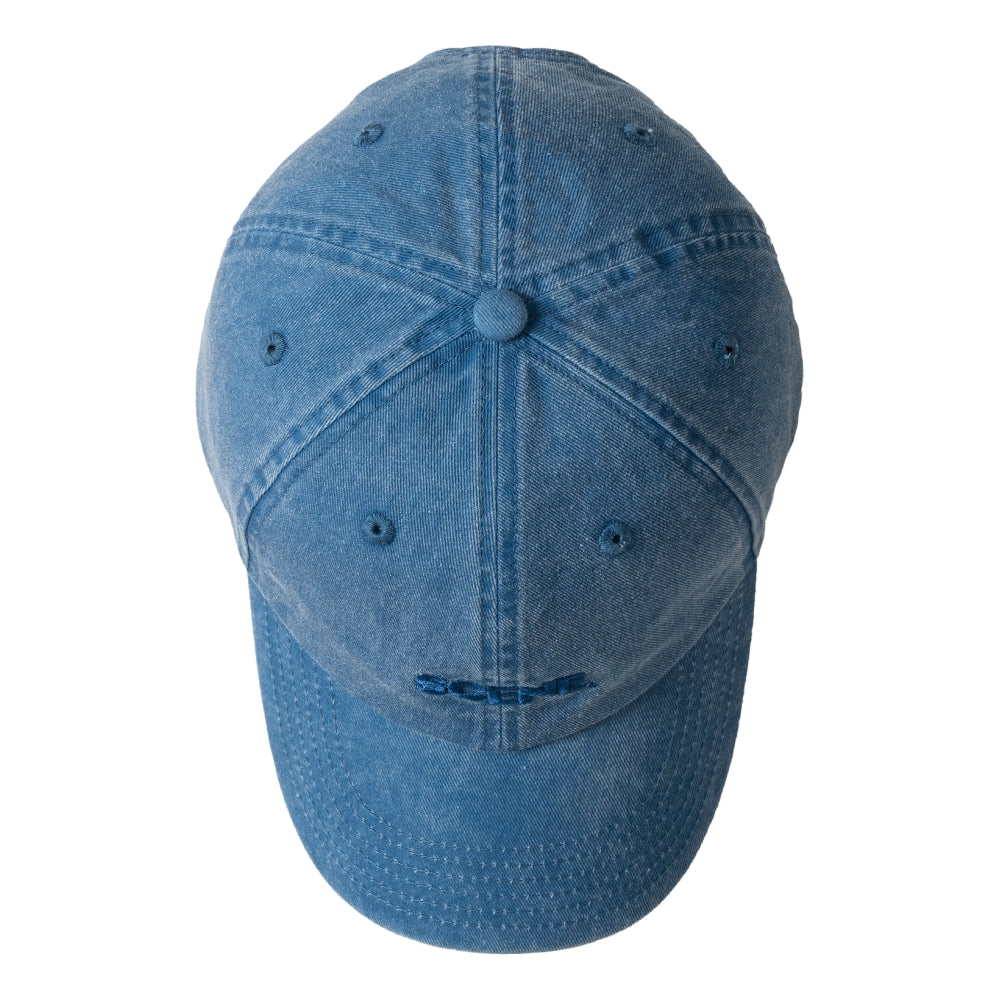 SCENE BY ICE FIRE WASHED LOGO CAP-BLUE