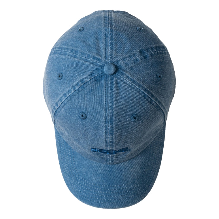 SCENE BY ICE FIRE WASHED LOGO CAP-BLUE