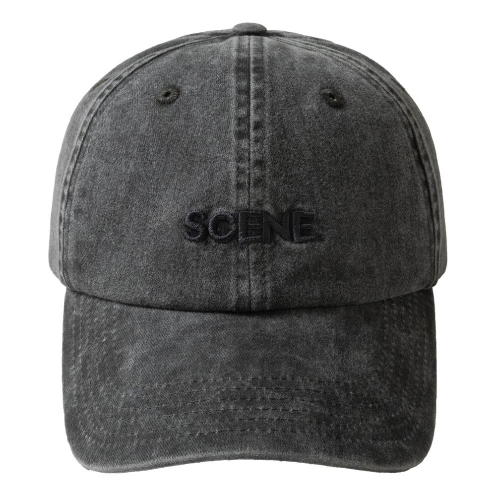 SCENE BY ICE FIRE WASHED LOGO CAP-GREY