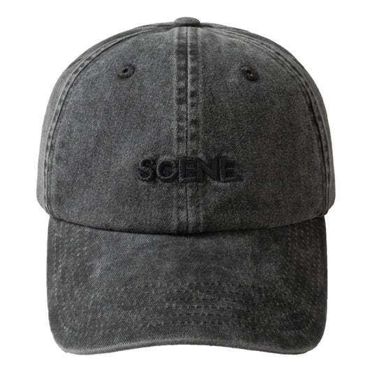 SCENE BY ICE FIRE WASHED LOGO CAP-GREY