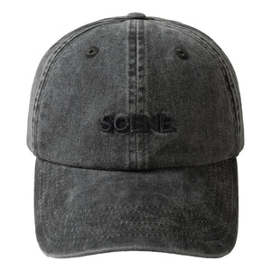 SCENE BY ICE FIRE WASHED LOGO CAP-GREY