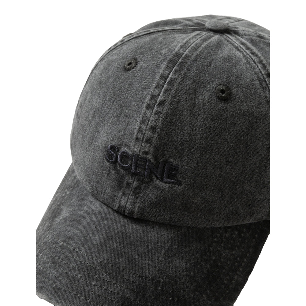 SCENE BY ICE FIRE WASHED LOGO CAP-GREY