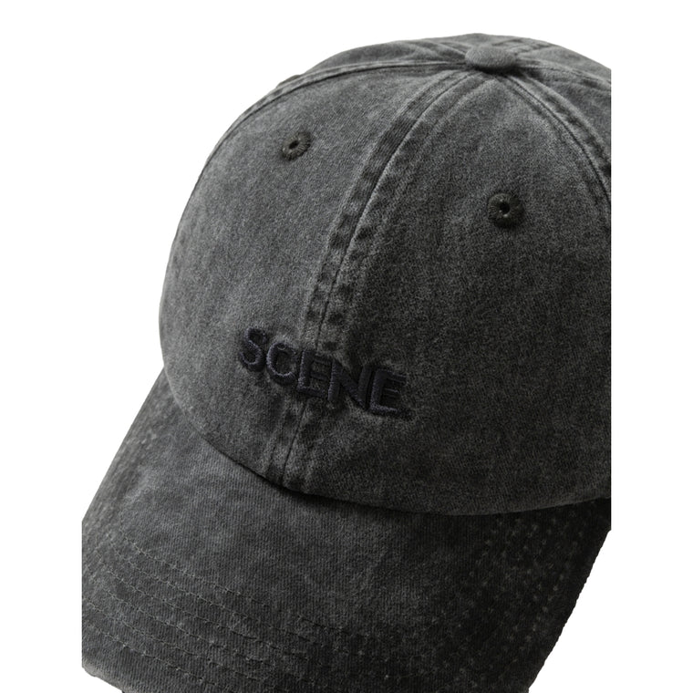 SCENE BY ICE FIRE WASHED LOGO CAP-GREY