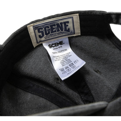 SCENE BY ICE FIRE WASHED LOGO CAP-GREY