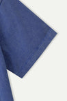 ESPRIT WASHED POCKET EMBROIDERED TEE-NAVY