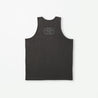 MADNESS WASHED POCKET PRINT TANK-CHARCOAL