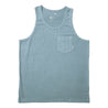 MADNESS WASHED POCKET PRINT TANK-LIGHT BLUE