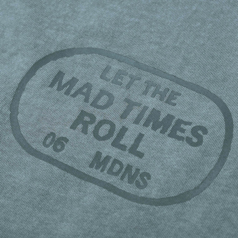 MADNESS WASHED POCKET PRINT TANK-LIGHT BLUE