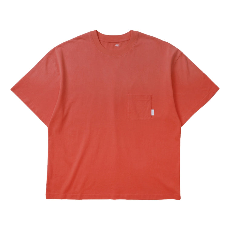 MADNESS WASHED POCKET TEE-RED
