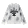 ORI FREDERIQO WASHED PRINT LONG-SLEEVE T-SHIRT-WHITE