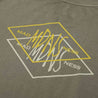 MADNESS WASHED PRINT TEE-OLIVE