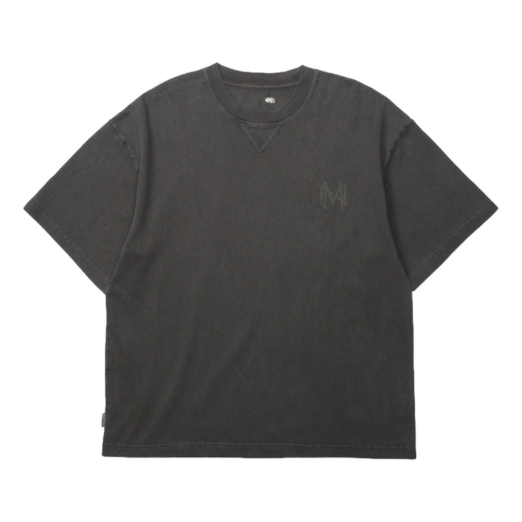MADNESS WASHED PRINT TEE-BLACK