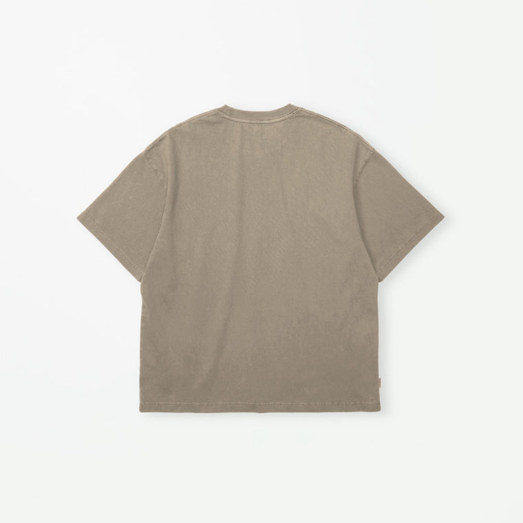 MADNESS WASHED PRINT TEE-BROWN