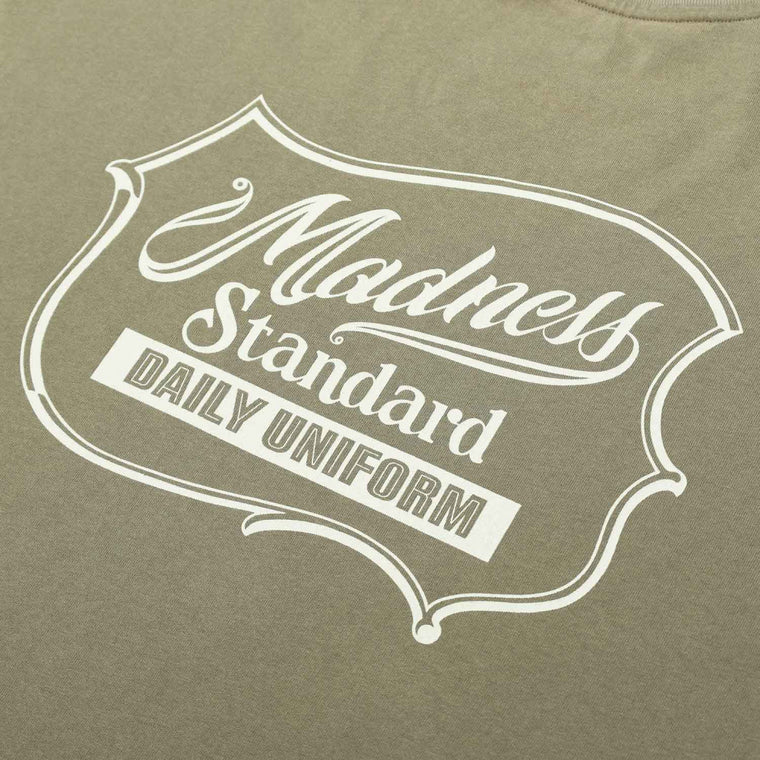 MADNESS WASHED PRINT TEE-BROWN