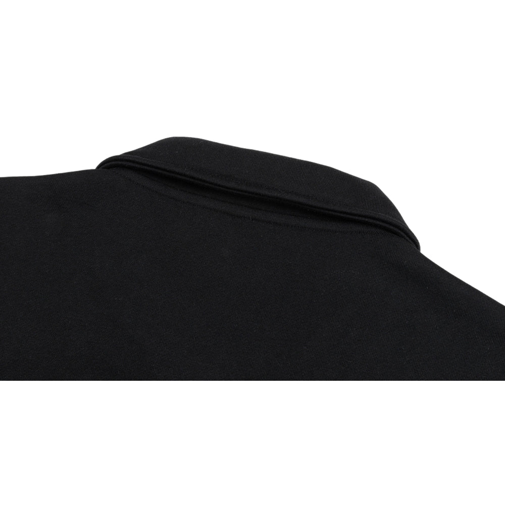 SCENE BY ICE FIRE HALF ZIP SWEATER-BLACK