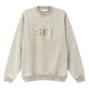 ESPRIT WASH EFFECT CREW NECK SWEATSHIRT-ECRU