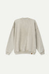 ESPRIT WASH EFFECT CREW NECK SWEATSHIRT-ECRU