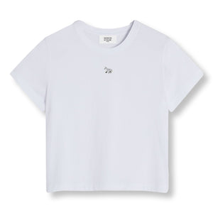 MAISON KITSUNE W BABY FOX PATCH BABY TEE-SHIRT-WHITE