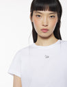 MAISON KITSUNE W BABY FOX PATCH BABY TEE-SHIRT-WHITE